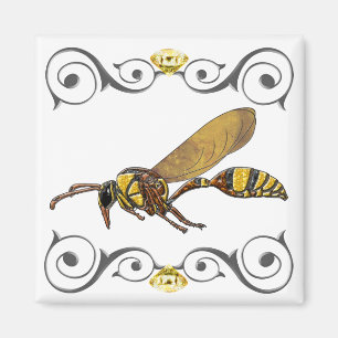 Potter Wasp Magnet