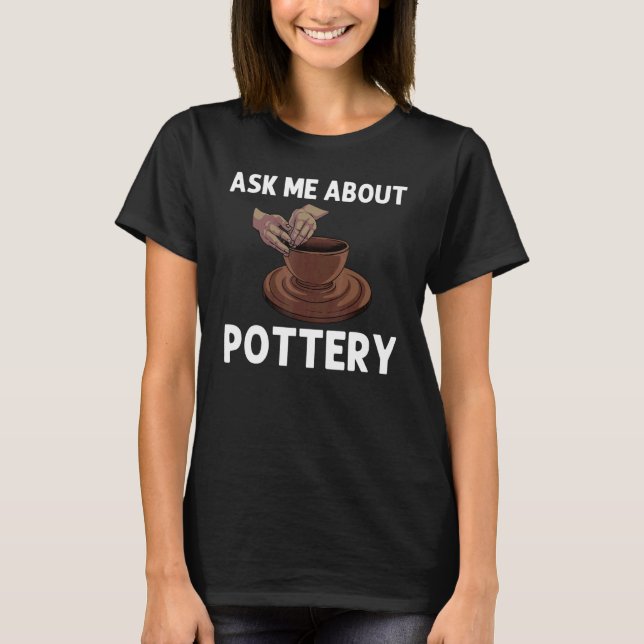 Potteri för boys Kids Pot Ceramic Artistic Clay T Shirt (Framsida)