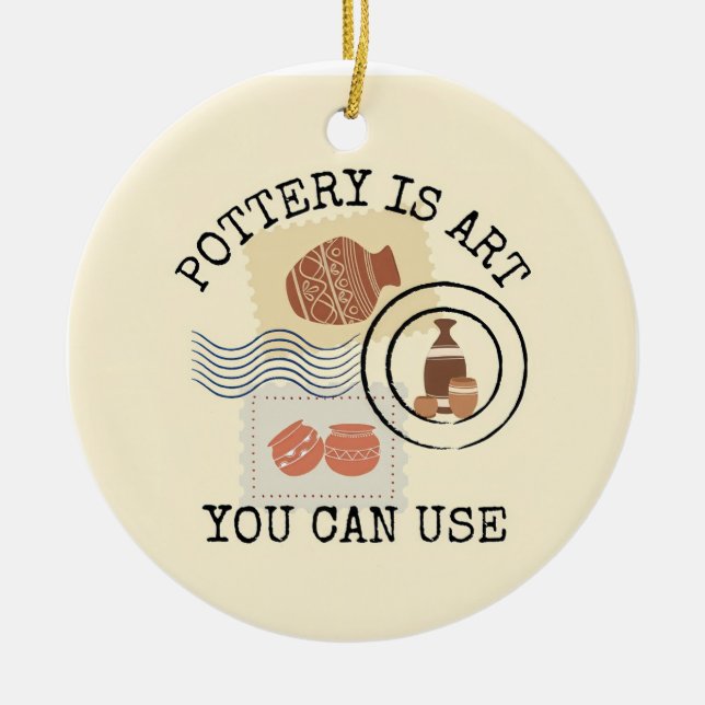 Potteri Julgransprydnad Keramik (Framsidan)