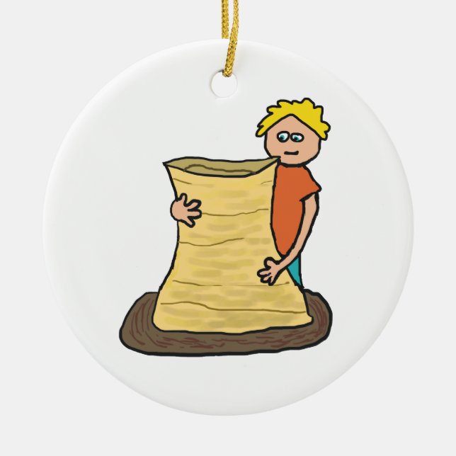 Potterier Skapar Julgransprydnad Keramik (Framsidan)