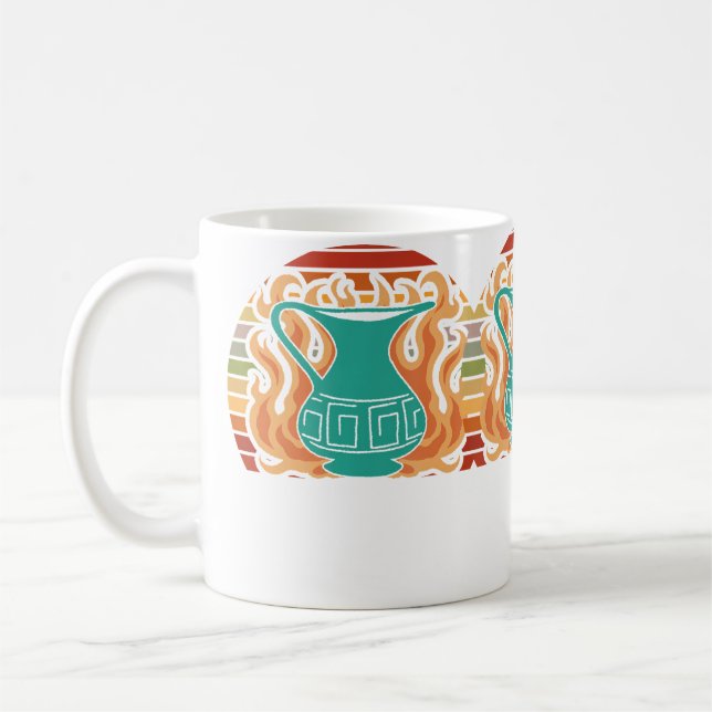 Potteries Krukmakare Keramik Ugnen Keramikälskare Kaffemugg (Vänster)