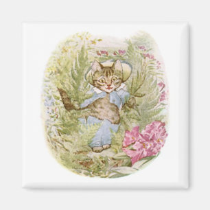 Potterna Beatrix, Tom Kitten (Cute Cat Illustratio Magnet