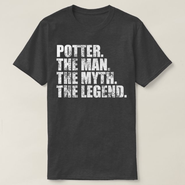 Potterna namn i Potter-familjen, sista namn, Potte T Shirt (Design framsida)
