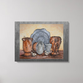 "Potternas pots" Fin konsthistoria Canvastryck