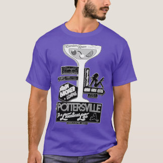 Pottersville Black and White T Shirt