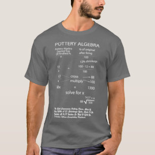 Pottery Algebra Artist T Shirt