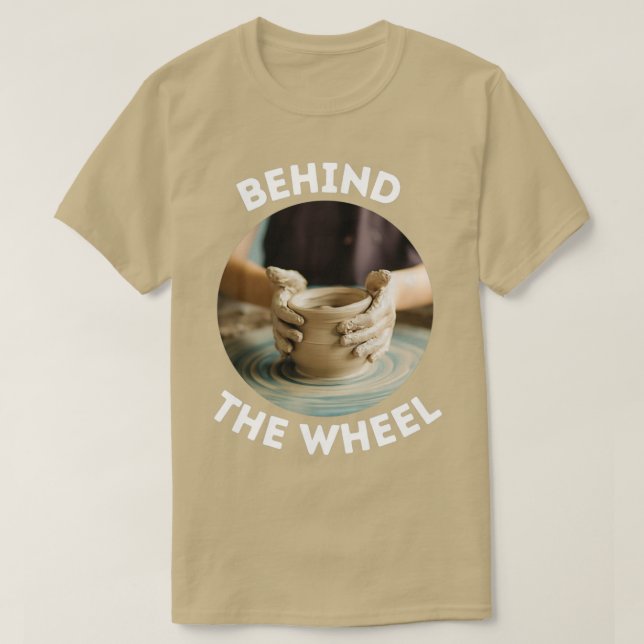 Pottery bakom Wheel Ceramics Clay Funny 1 T Shirt (Design framsida)