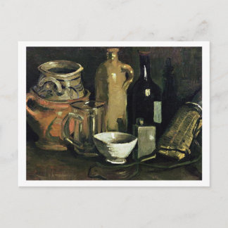 Pottery, Beer Glass och Flaska Van Gogh Fine Art Vykort