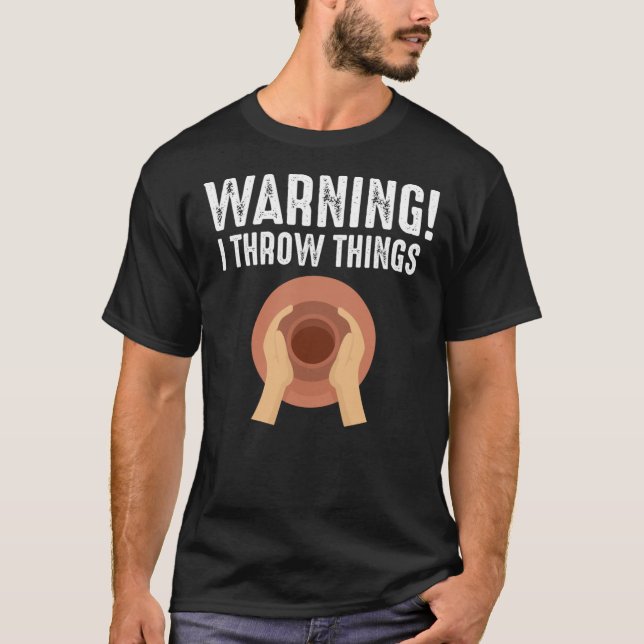 Pottery Ceramics Artist Potter Kiln Funny Humour C T Shirt (Framsida)