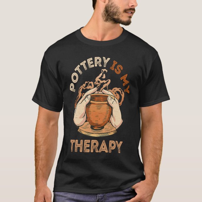 Pottery Ceramics Artist Pottering Pottery är min. T Shirt (Framsida)