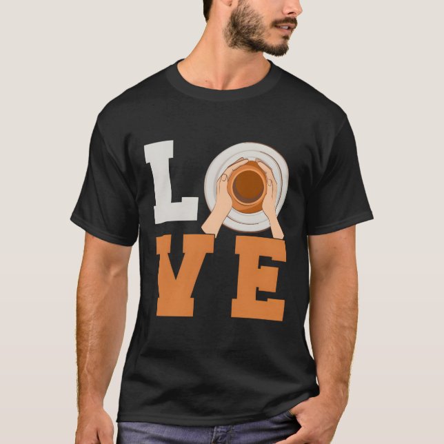 Pottery Ceramics Clay Pot Skapar Kärlek T Shirt (Framsida)