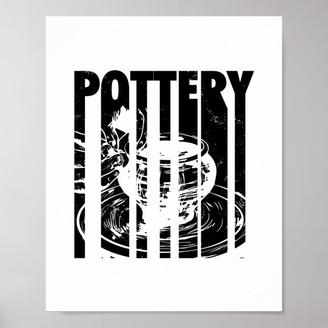 Pottery Ceramics | Potter Ceramists Gift Ideas Poster (Framsidan)