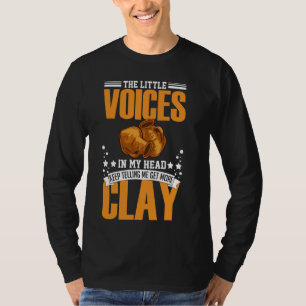 Pottery Clay Funny Ceramic Pot Sculpting T Shirt