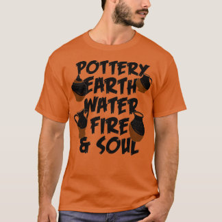 POTTERY Earth Vatten Fire 12 T Shirt