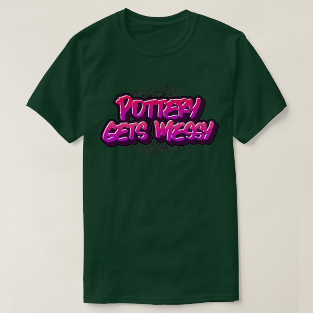Pottery får Messy Shirt T Shirt (Design framsida)