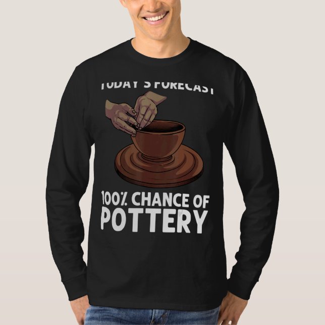 Pottery För manar Women Pot Ceramic Artistic Clay T Shirt (Framsida)