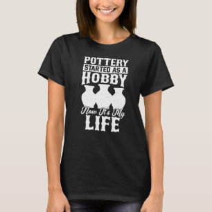 Pottery Funny Ceramic Clay Maker Pottering Premium T Shirt