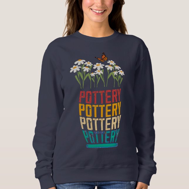 Pottery Gift, Pottery Älskare, Gardeners Gift, Cla T Shirt (Framsida)