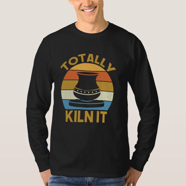 Pottery - Halls Kiln it T Shirt (Framsida)