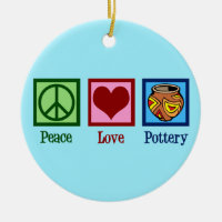 Pottery Kärlek i Cute Peace