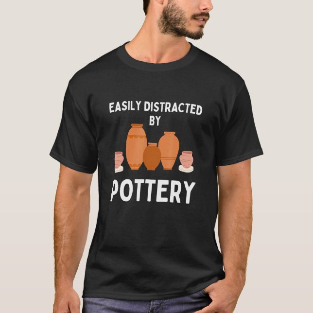 pottery maker artist clay pot maker men & women t shirt (Framsida)