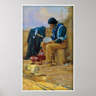 Pottery Maker av Gerald Cassidy Poster