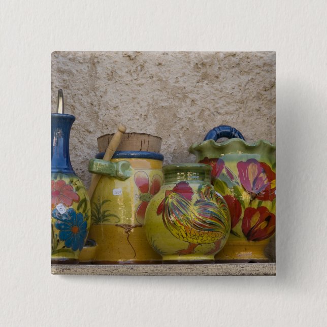 Pottery, Moustiers-Sainte-Marie, Provence Knapp (Framsida)