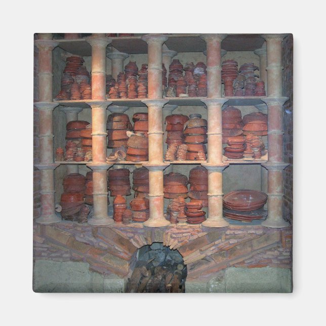 Pottery Oven från Graufesenque, c.150 BC (foto) Magnet (Framsidan)