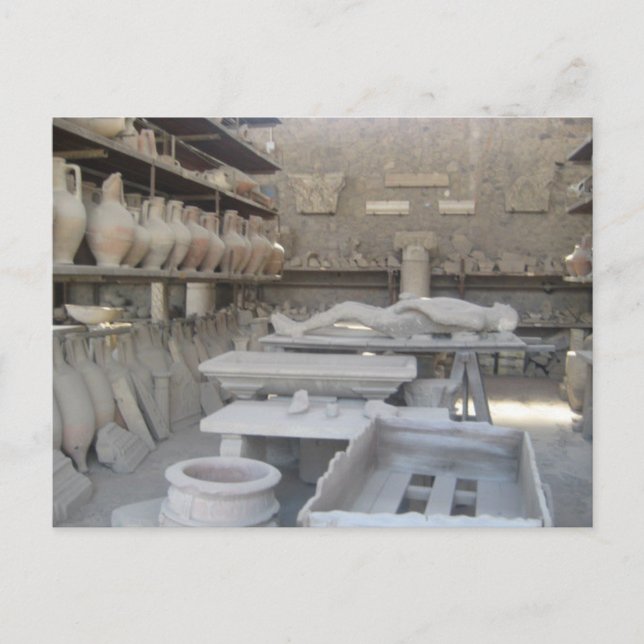 Pottery Room i Pompeii Vykort (Framsida)