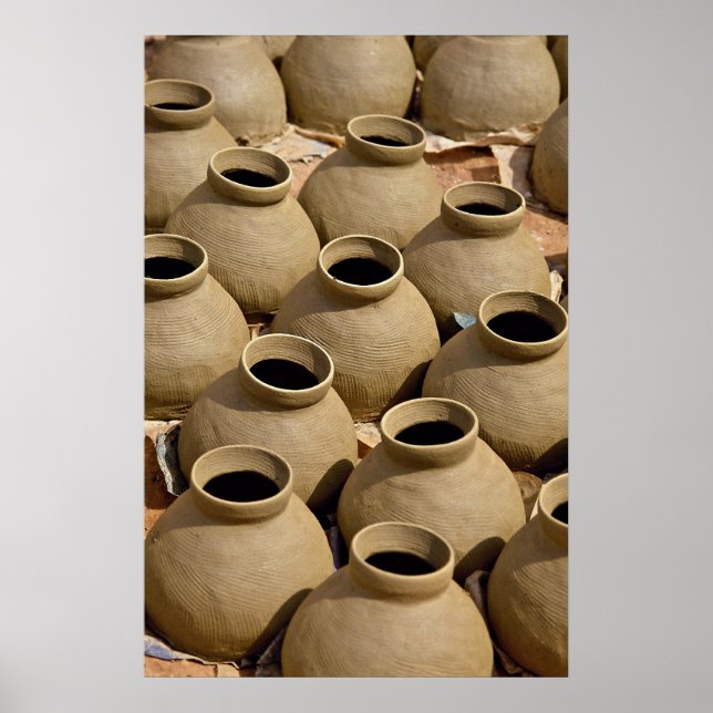 Pottery Village, Ashanti-regionen, Ghana Poster (Framsidan)