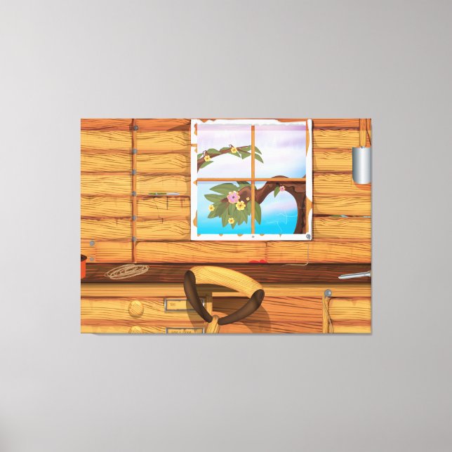 Potting Shed Canvastryck (Framsida)