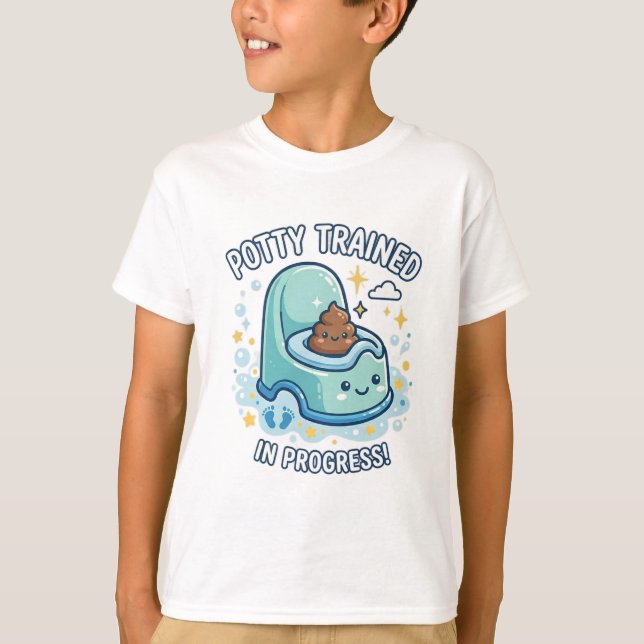 potträning special t-shirt (Framsida)