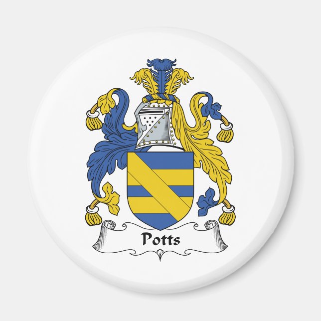 Potts Family Crest Magnet (Framsidan)