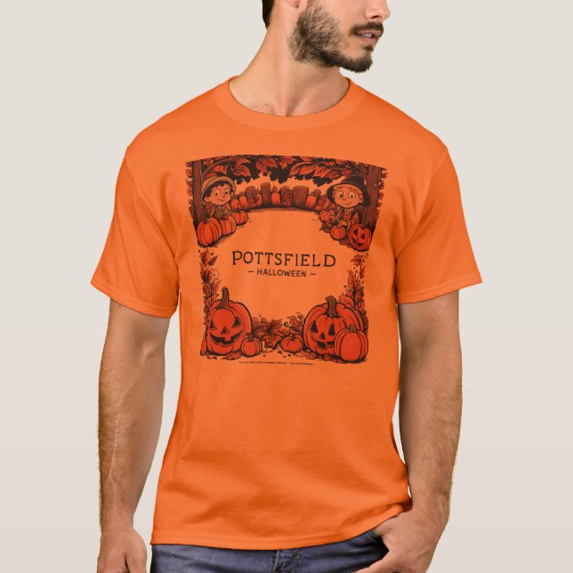 Pottsfield - Halloween T Shirt (Framsida)