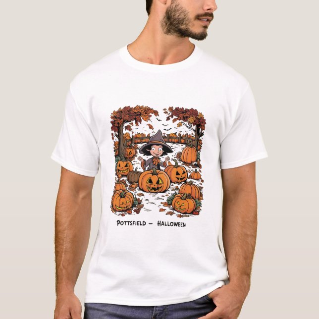 Pottsfield - Halloween T Shirt (Framsida)