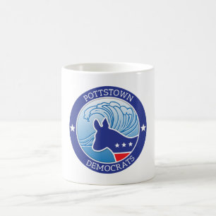 Pottstown demokrater vinkar muggen kaffemugg