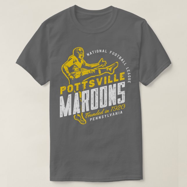 Pottsville Maroons T Shirt (Design framsida)