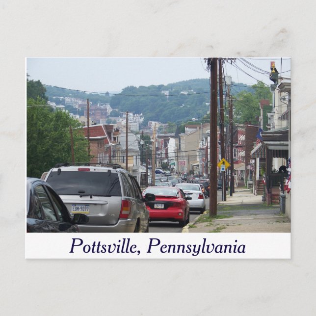 Pottsville, Pennsylvania-postkort Vykort (Framsida)