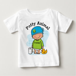 Potty Animal Boy Shirt Tee Shirt