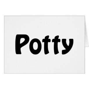 Potty-kort Hälsningskort