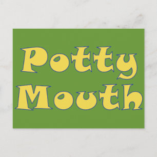 Potty Mouth Vykort