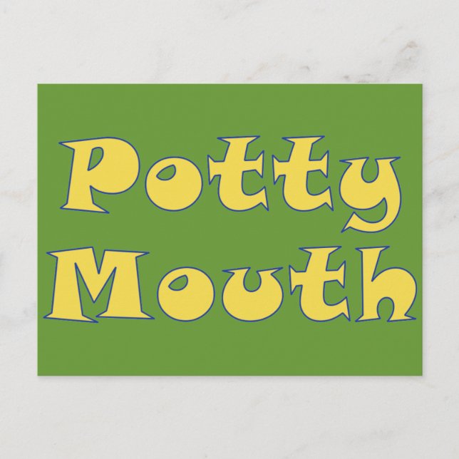 Potty Mouth Vykort (Framsida)