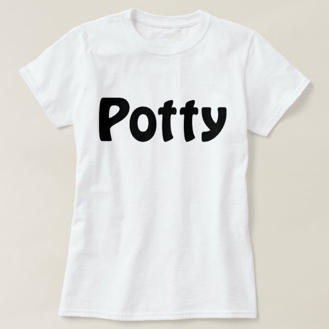 Potty T Shirt (Design framsida)