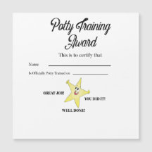 Potty Training Award