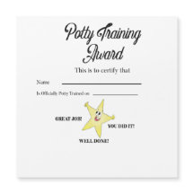 Potty Training Award