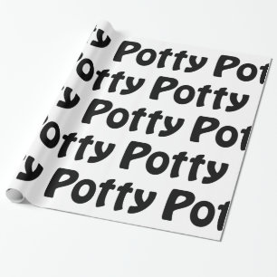 Potty Wrapping Papper Presentpapper