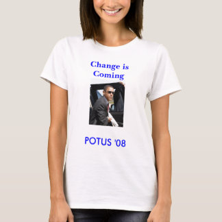POTUS '08, ändring är kommande T-shirt
