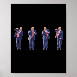 Potus 45 Dance President Donald Trump 47:e USA Pre Poster