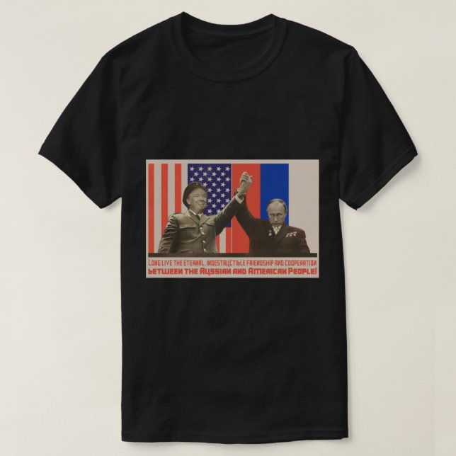 Poty och POTUS (Putin och Trump) T Shirt (Design framsida)