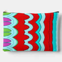 Pouch, en multifärgad för trendig
